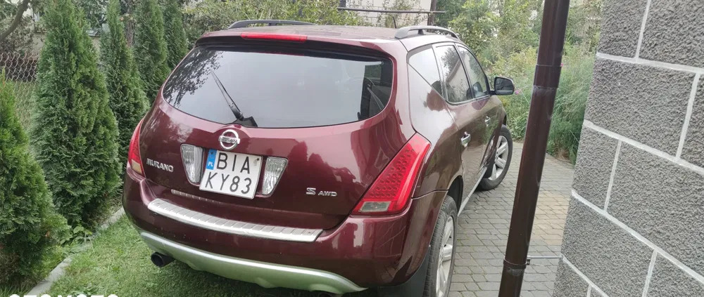 nissan murano podlaskie Nissan Murano cena 5500 przebieg: 222000, rok produkcji 2007 z Łapy